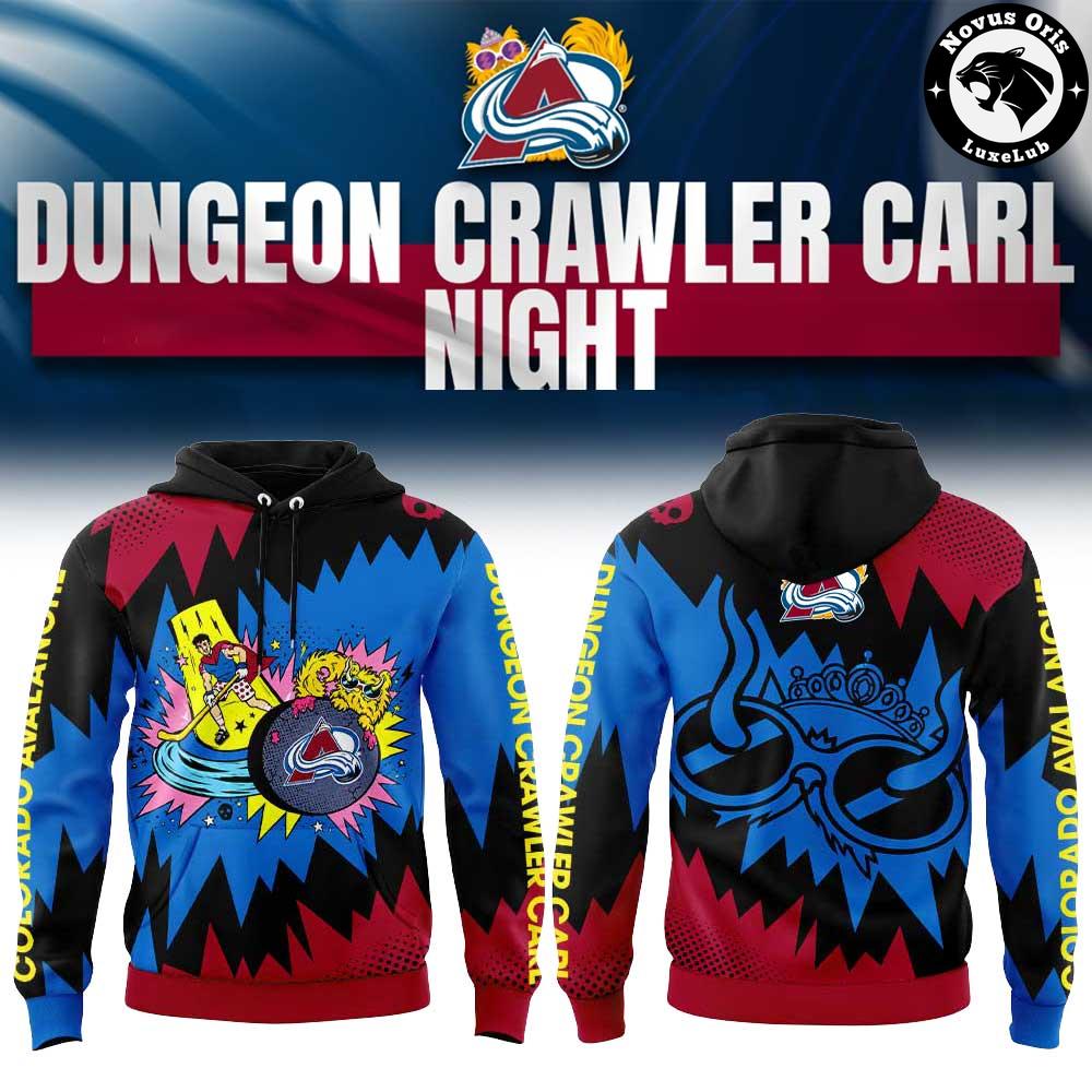 Colorado Avalanche x Dungeon Crawler Carl Doomsday Scenario Night 2026 Hoodie 1 - Unicasport Colorado Avalanche x Dungeon Crawler Carl Doomsday Scenario Night 2026 Hoodie