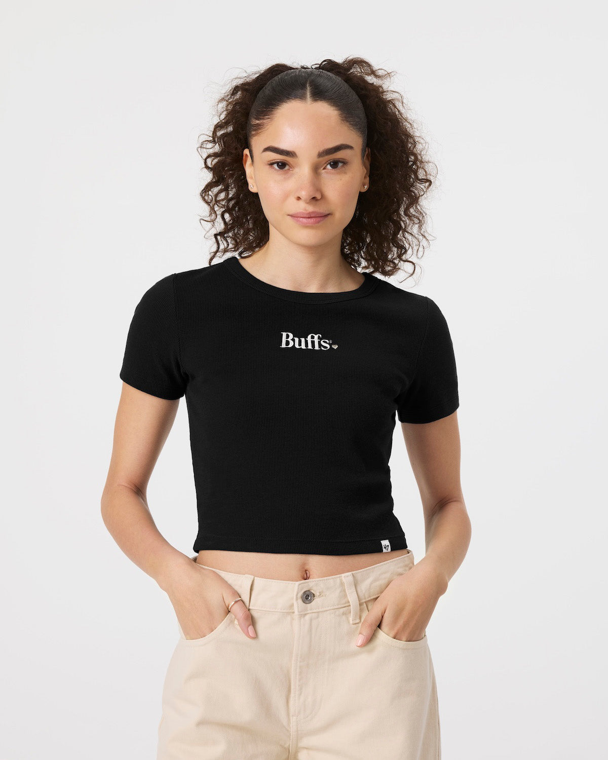 Colorado Buffaloes With Love  Baby Rib T-Shirt Womens