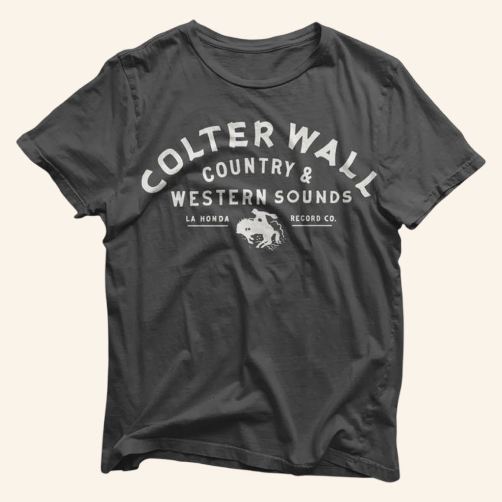 Colter Wall Merch Colter Wall Country Sounds Vintage Black Shirt Gifts For Dudes