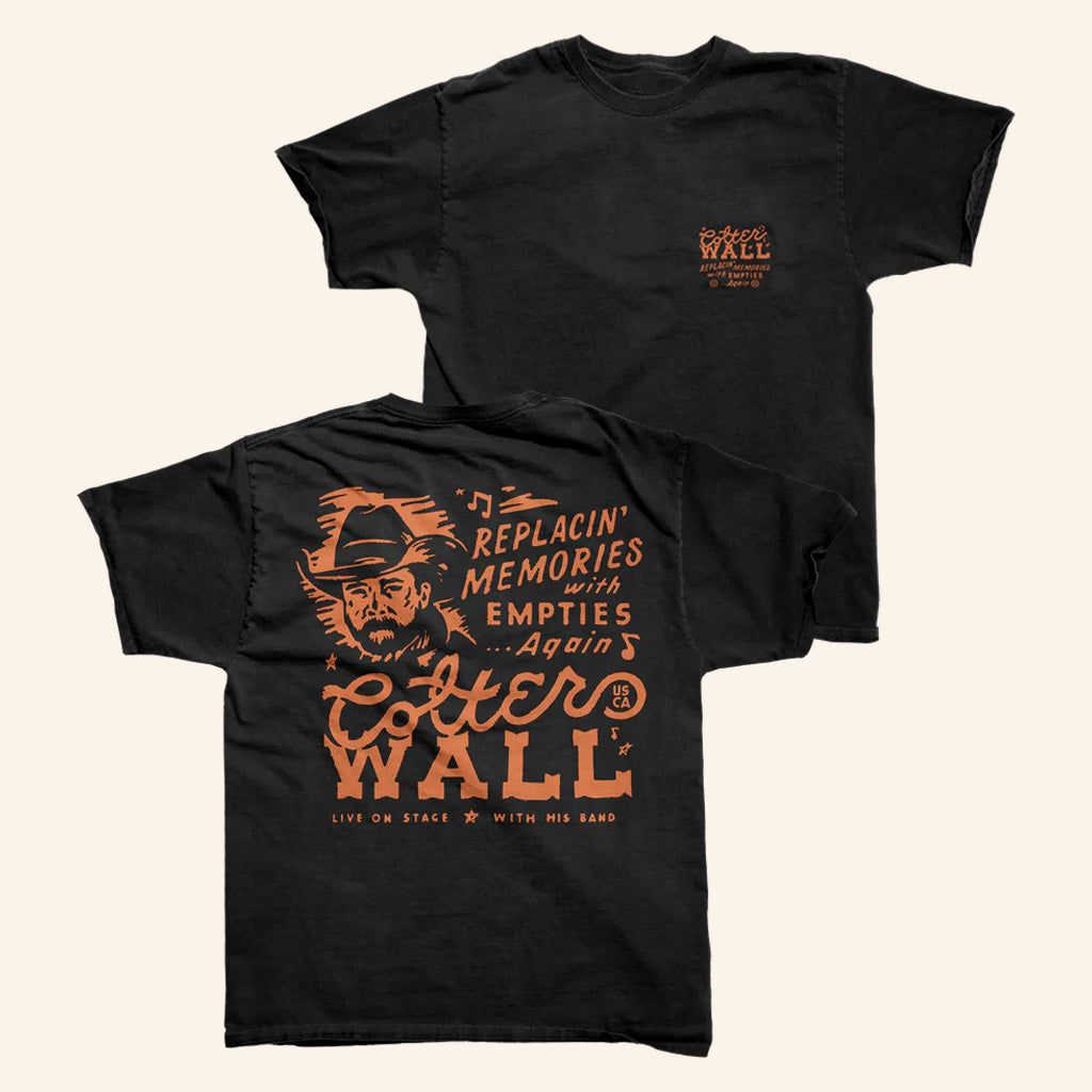Colter Wall Merch Colter Wall Memories And Empties T-Shirt Dad Christmas Gifts