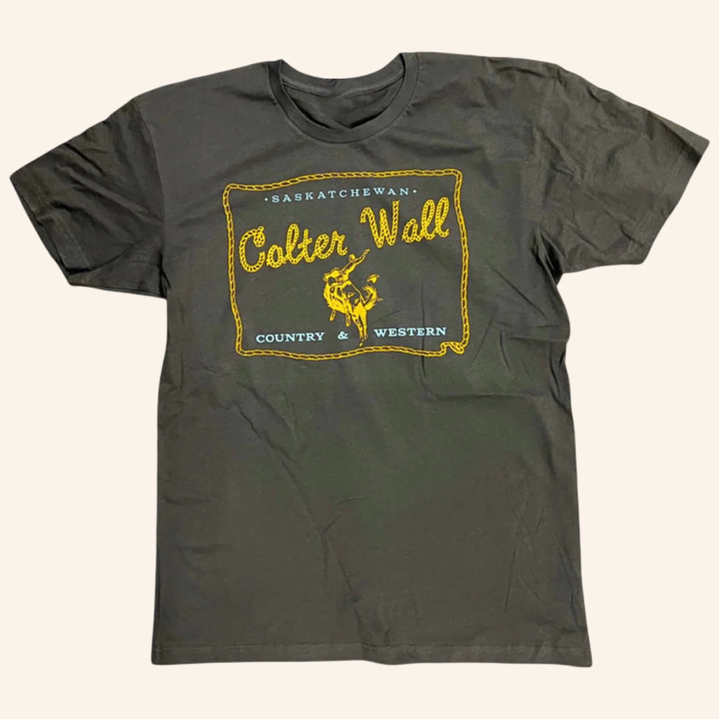 Colter Wall Merch Colter Wall Sask T-Shirt Christmas Gifts For Dad
