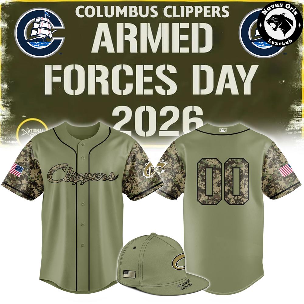 Columbus Clippers Armed Forces Day Baseball Jersey 2026 Limited Edition 1 - Unicasport Columbus Clippers Armed Forces Day Baseball Jersey 2026 Limited Edition