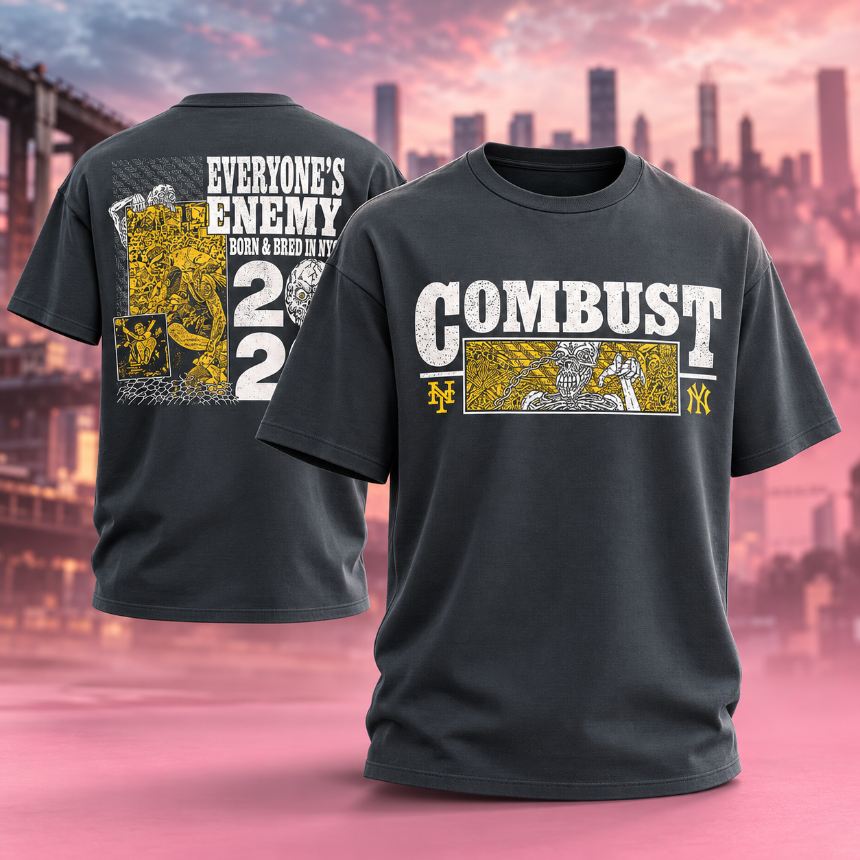 Combust Born And Bred In NYC 2026 Cover Show At TV Eye October 29 2026 TShirt