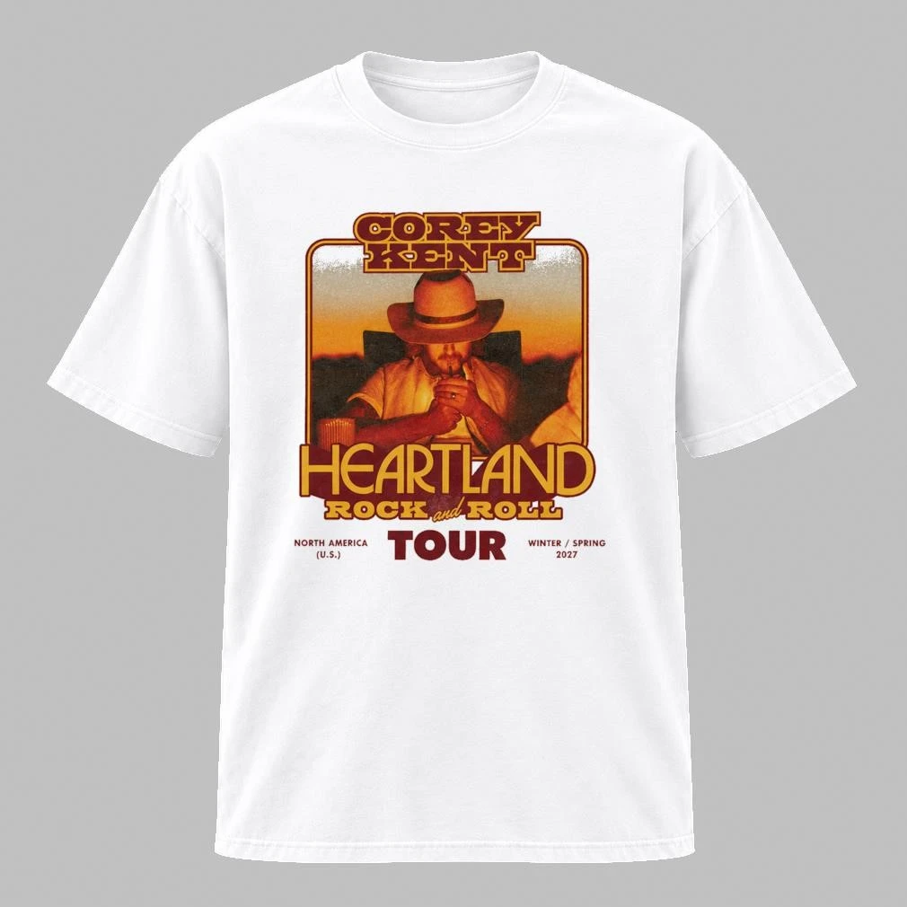 Corey Kent 2027 Live Concert Tour Fort Worth TX and Nashville TN Country Music Shirt