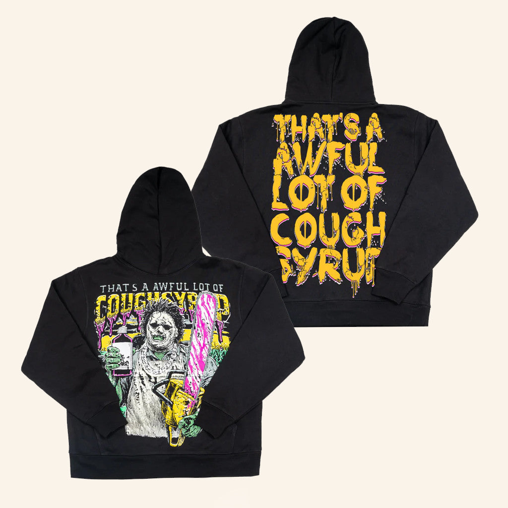 Cough Syrup Merch Chainsaw Hoodie Dark Humor Hoodie Gifts For Brother