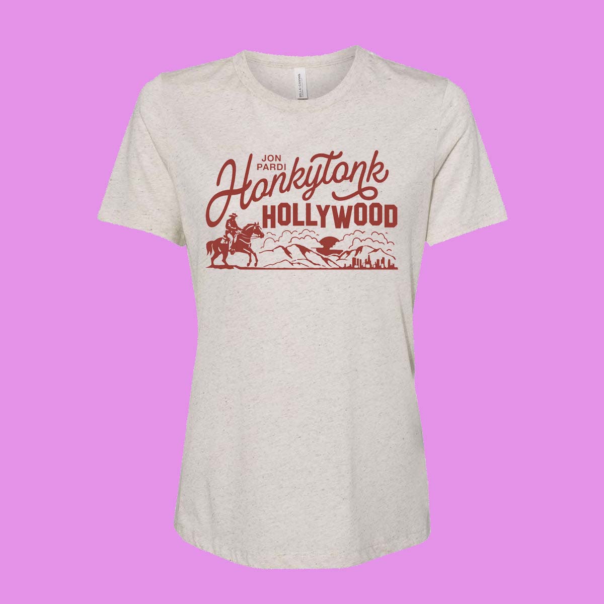 Jon Pardi Tour 2026 Cowboy Scene Women's Tee - Gift Idea for Fans