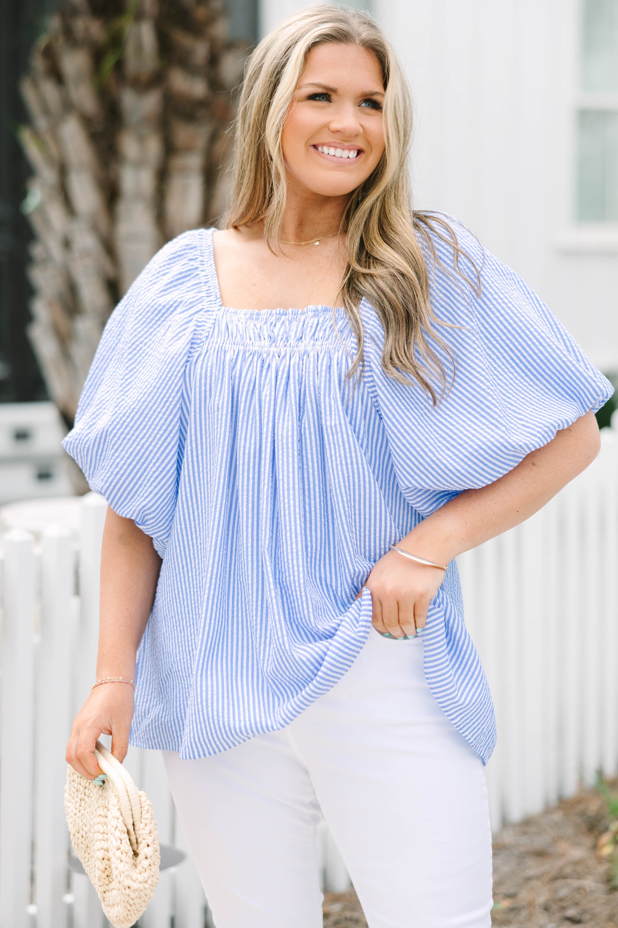 Cozy Love Top, Blue