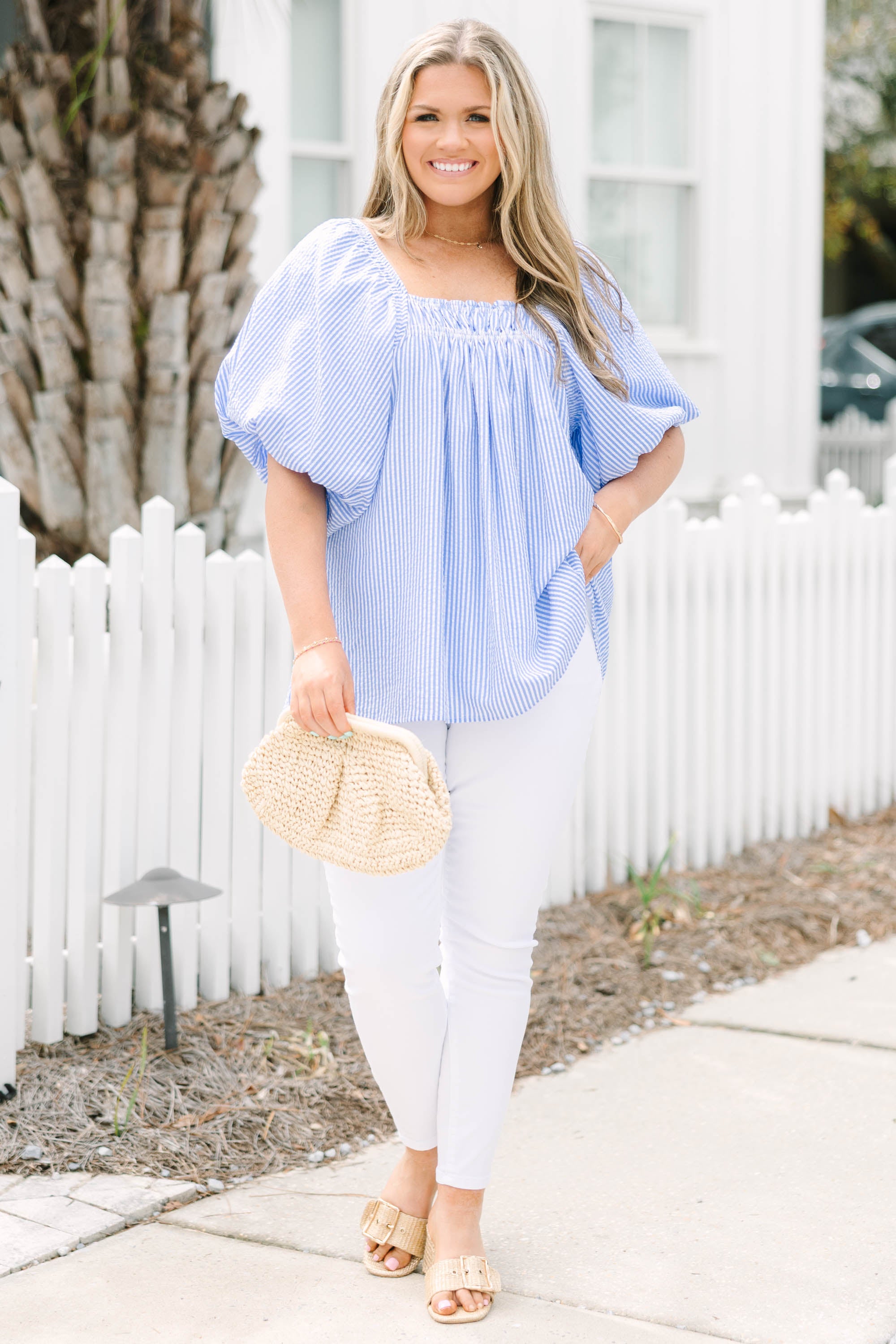 Cozy Love Top, Blue 3 Cozy Love Top, Blue - Image 3