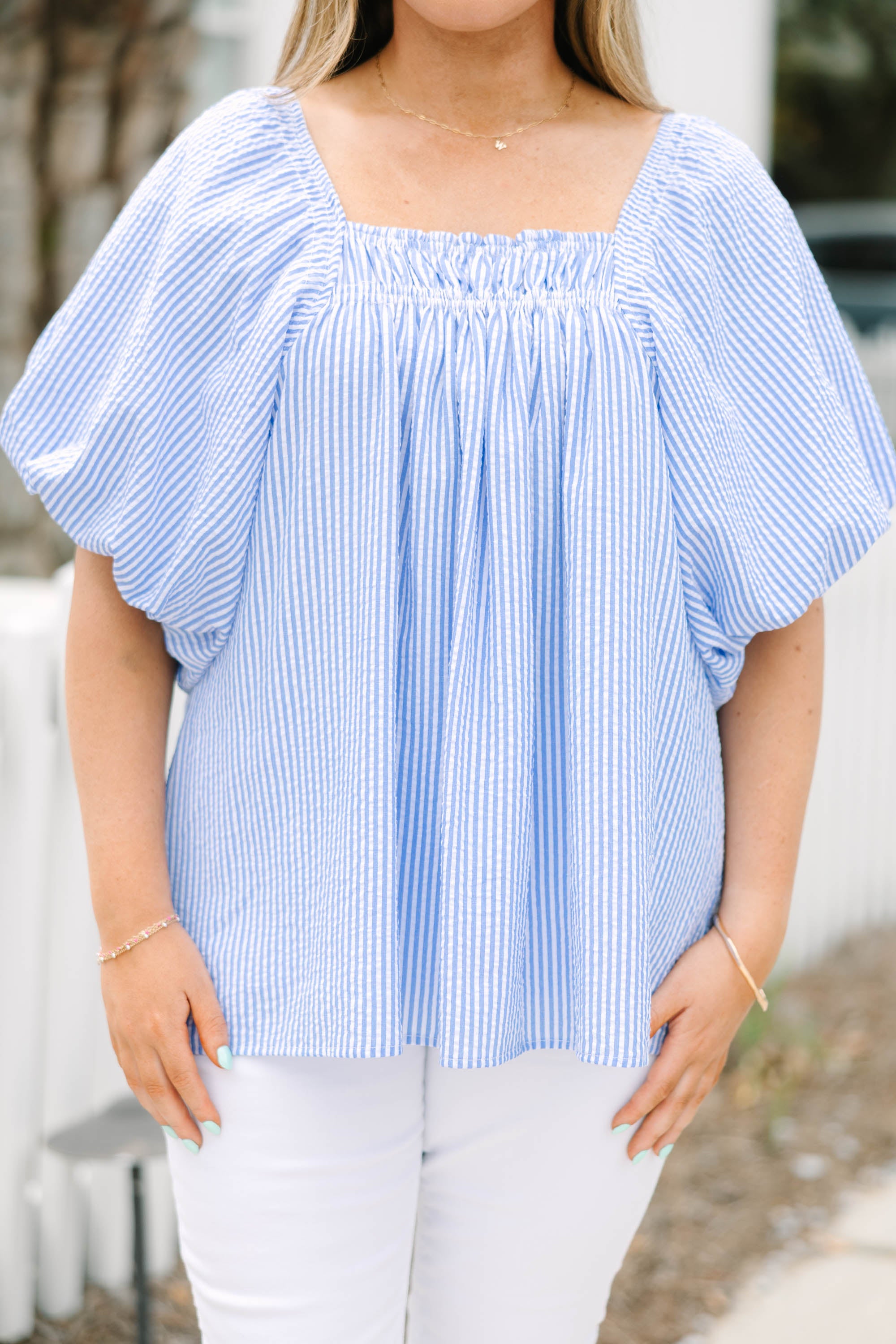 Cozy Love Top, Blue 5 Cozy Love Top, Blue - Image 5