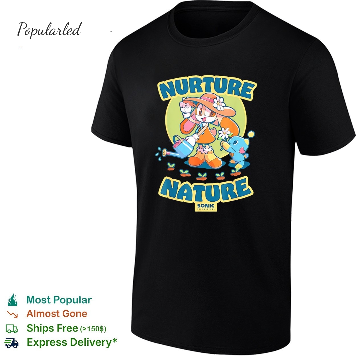 Cream the Rabbit The Hedgehog Earth Day Chao Garden shirt