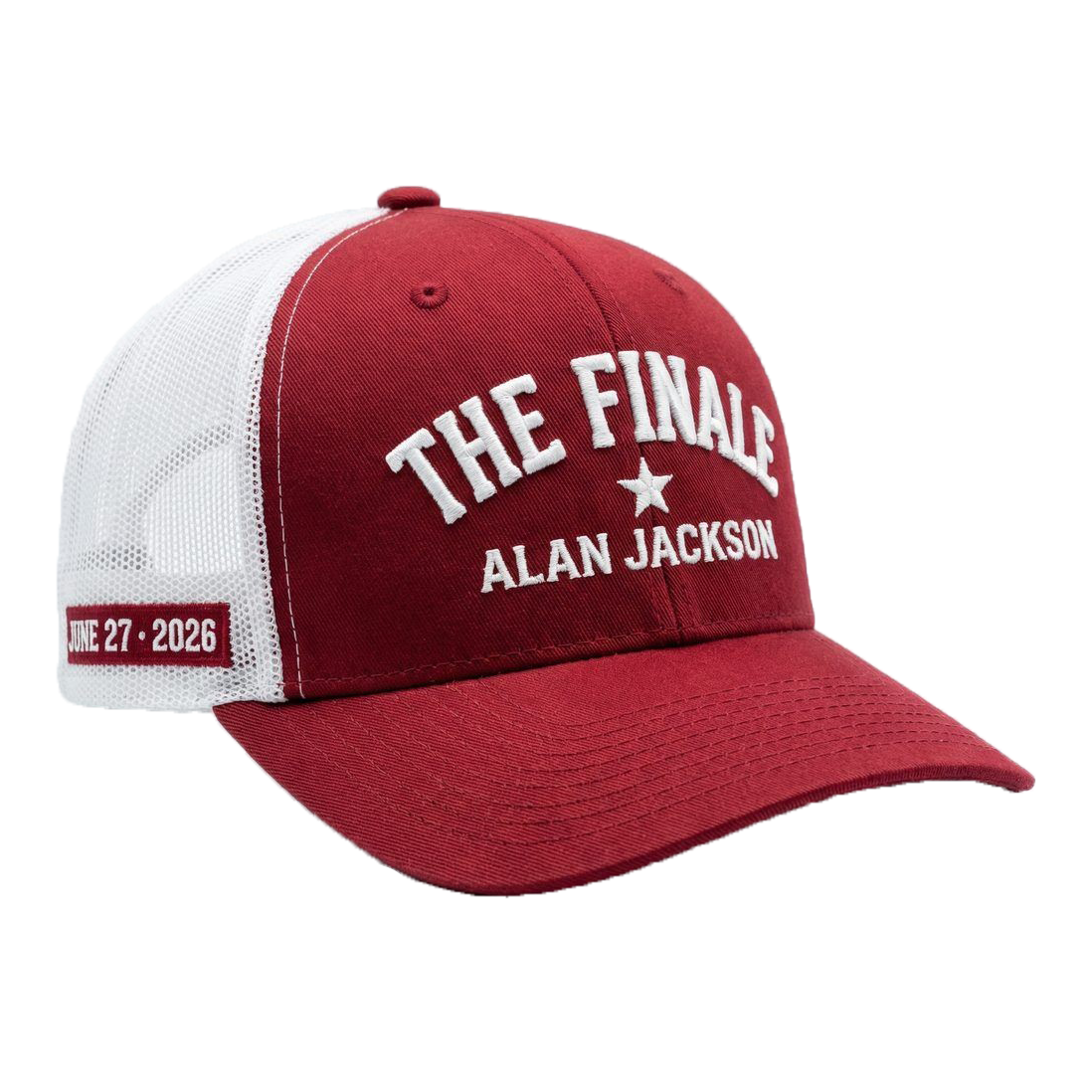 Crimson and White Trucker Hat 9262740898014