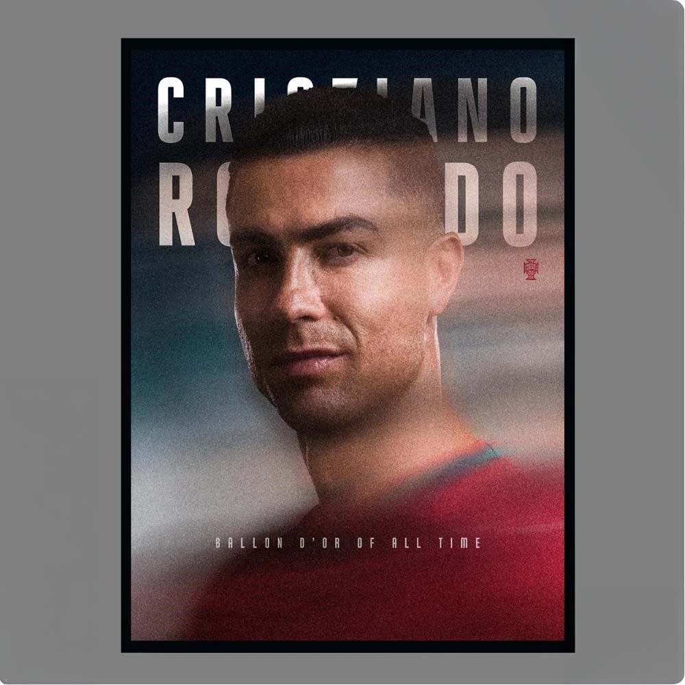 Cristiano Ronaldo Ballon dOr of All Time Soccer Poster
