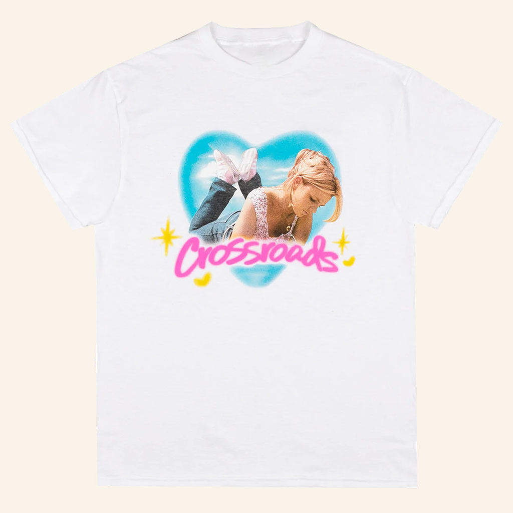 Crossroads Merch 2026 Crossroads Airbrush WhiteTShirtBirthday Gift For Her