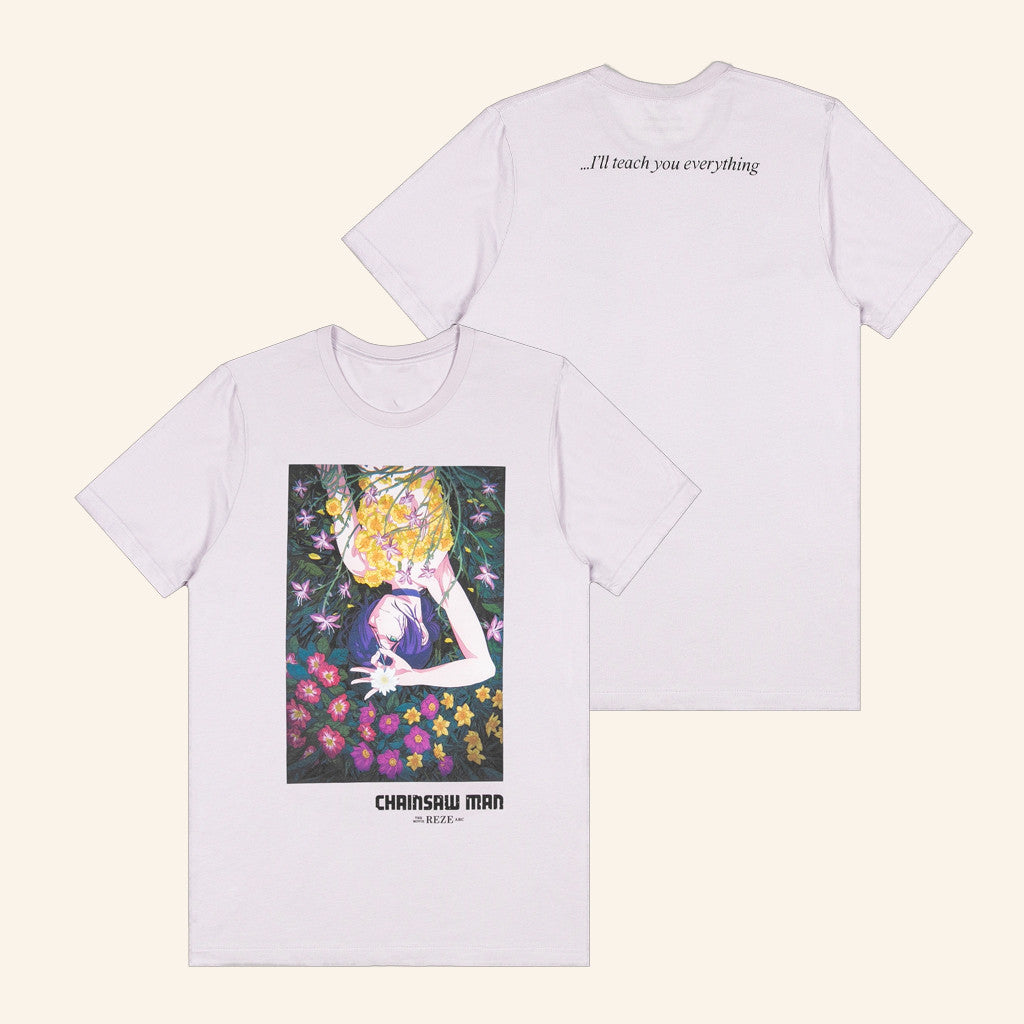 Crunchyroll Merch Chainsaw Man The Movie Reze Arc Reze Movie Poster T-Shirt Manga Fan Gifts