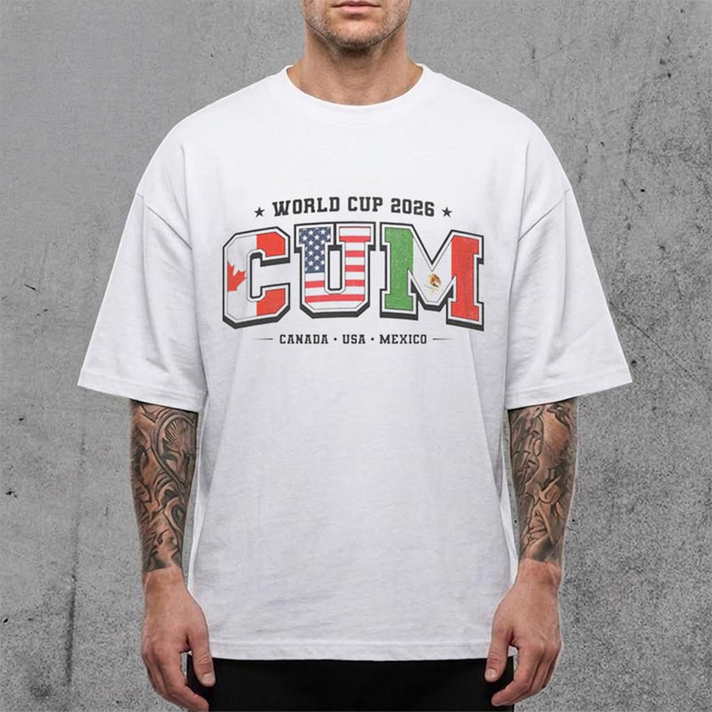 CUM World Cup 2026 Canada USA MexicoTShirtGame Day Shirt FIFA World Cup Merch Gift For Him