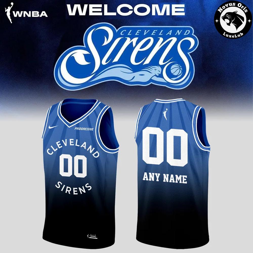 Custom Cleveland Sirens WNBA Primary Logo Basketball Jersey 1 - Unicasport Custom Cleveland Sirens WNBA Primary Logo Basketball Jersey