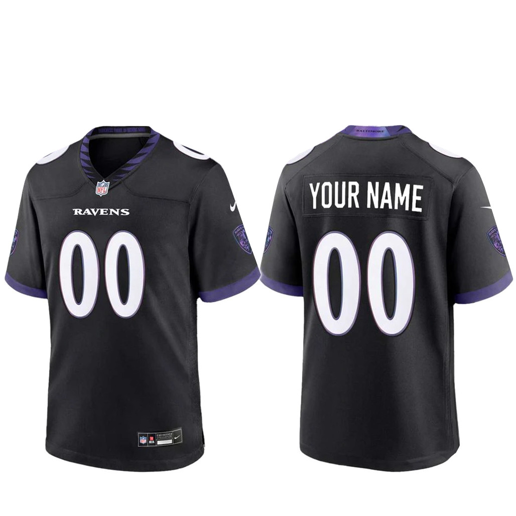 Custom Name & Number Baltimore Ravens Next Flight 2026 Football Jersey
