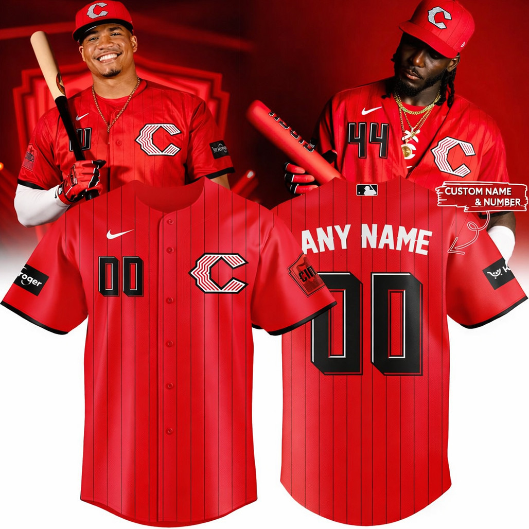 Custom Name & Number Cincinnati Reds Season 2026 Baseball Jersey
