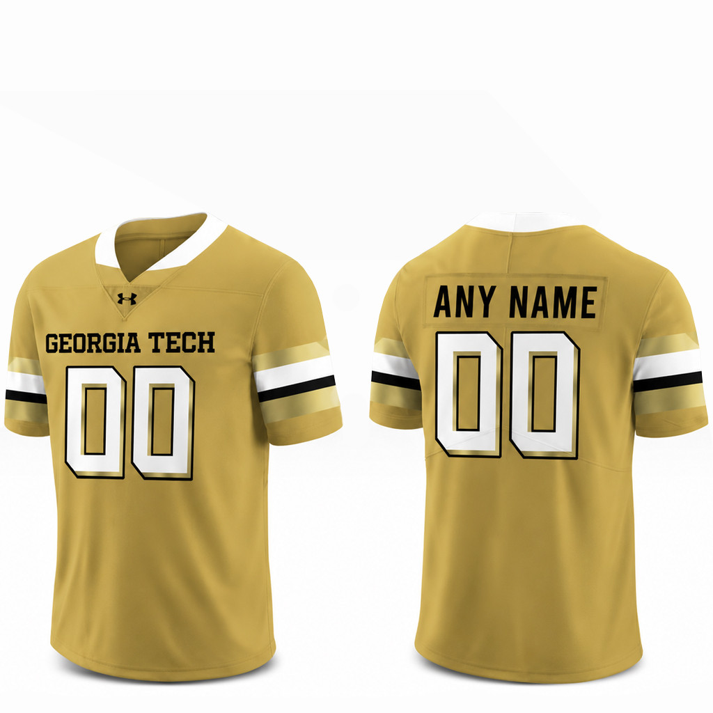Custom Name & Number Georgia Tech Yellow Jackets New Season 2026 Celebrate Football Jersey for College Football Fans Version 2