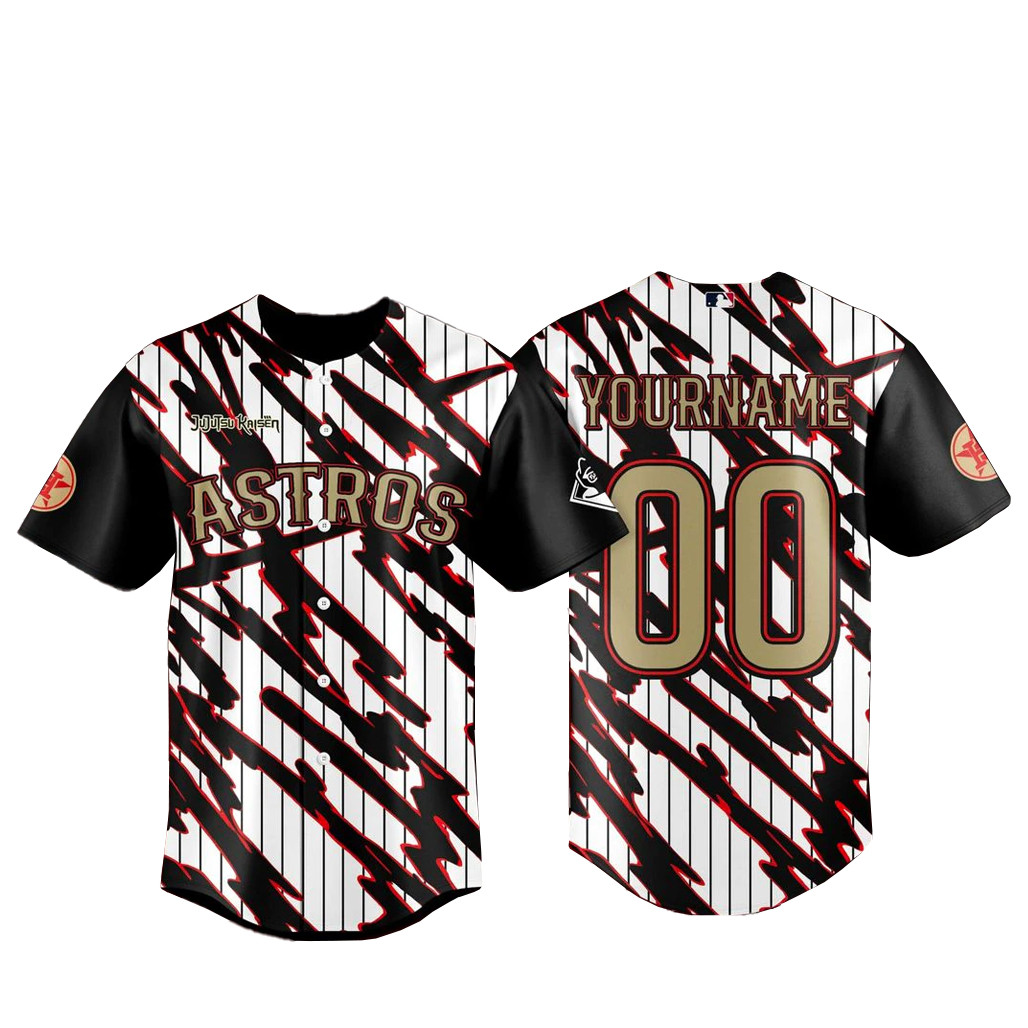 Custom Name & Number Houston Astros x Jujutsu Kaisen Night 2026 Baseball Jersey