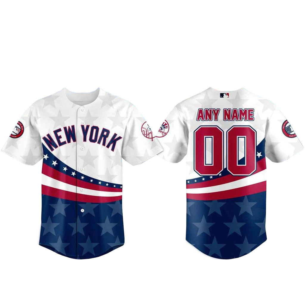 Custom Name & Number New York Yankees 2026 Memorial Day Baseball Jersey