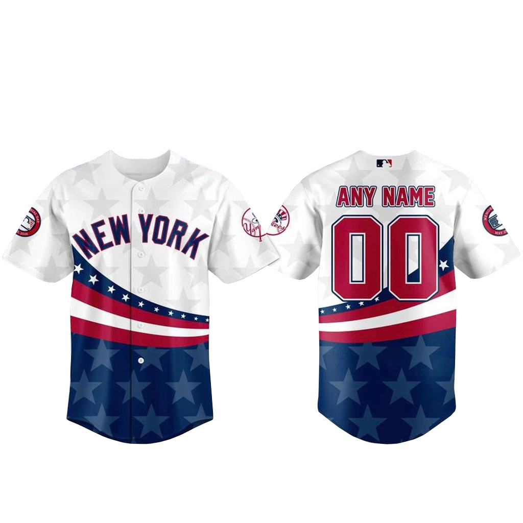Custom Name & Number New York Yankees Memorial Day Baseball Jersey 2026