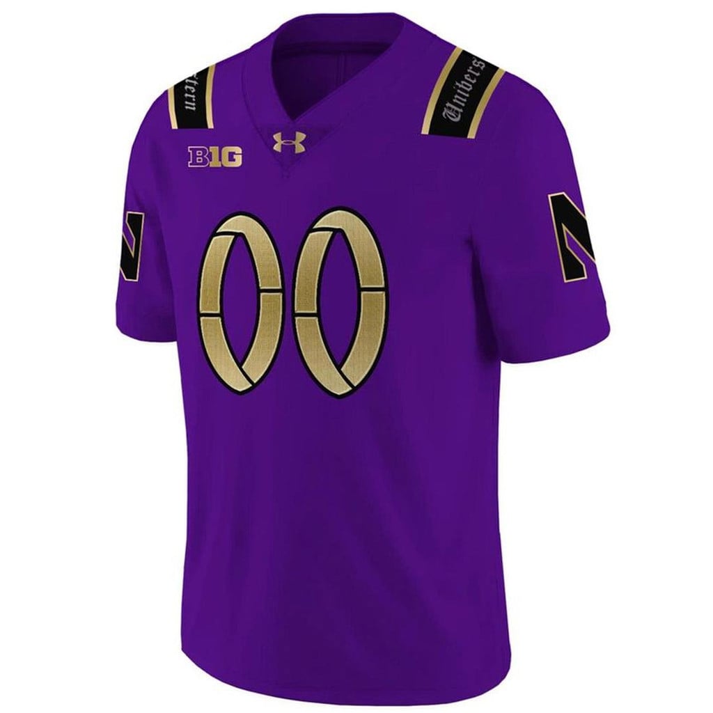 Custom Name & Number Northwestern Wildcats Football New Season 2026 Football Jersey