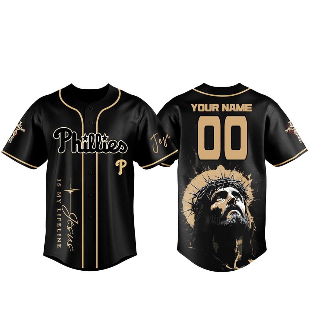 Custom Name & Number Philadelphia Phillies JS Faith 2026 Baseball Jersey
