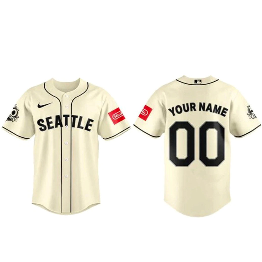 Custom Name & Number Seattle Mariners Steelheads for Legacy Baseball Jersey