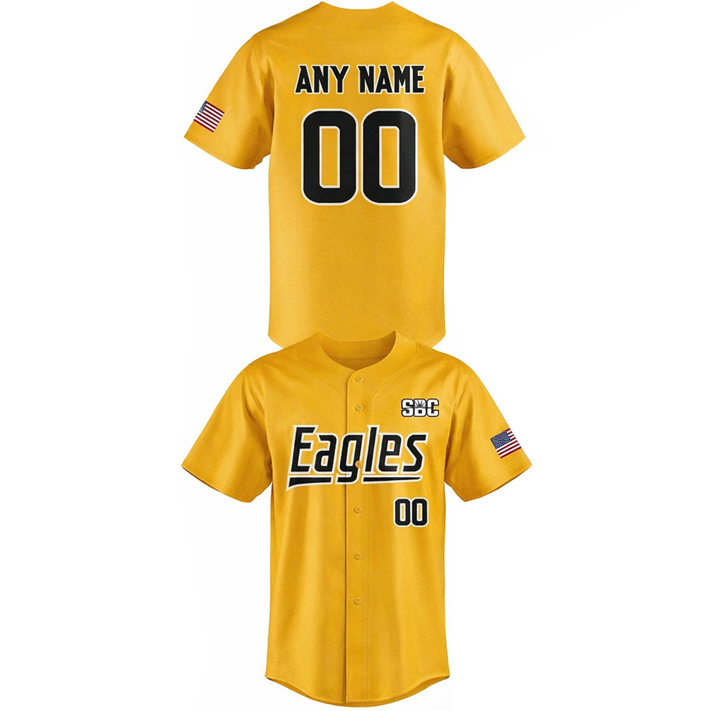 Custom Name & Number Southern Miss Golden Eagles 2026 The Round Rock Classic Baseball Jersey