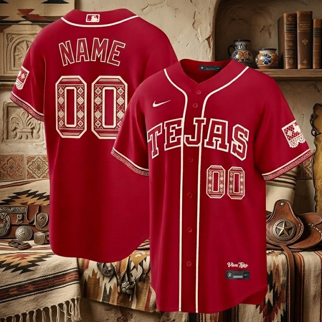 Custom Name & Number Texas Rangers 2026 City Connect Stadium Baseball Jersey