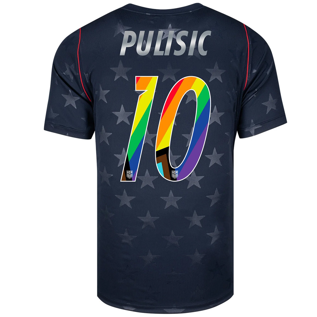 Custom Name & Number USMNT 2026 Pride Away Stadium Soccer Jersey