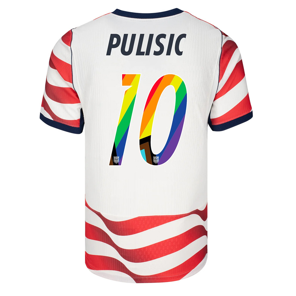 Custom Name & Number USMNT 2026 Pride Home Stadium Soccer Jersey