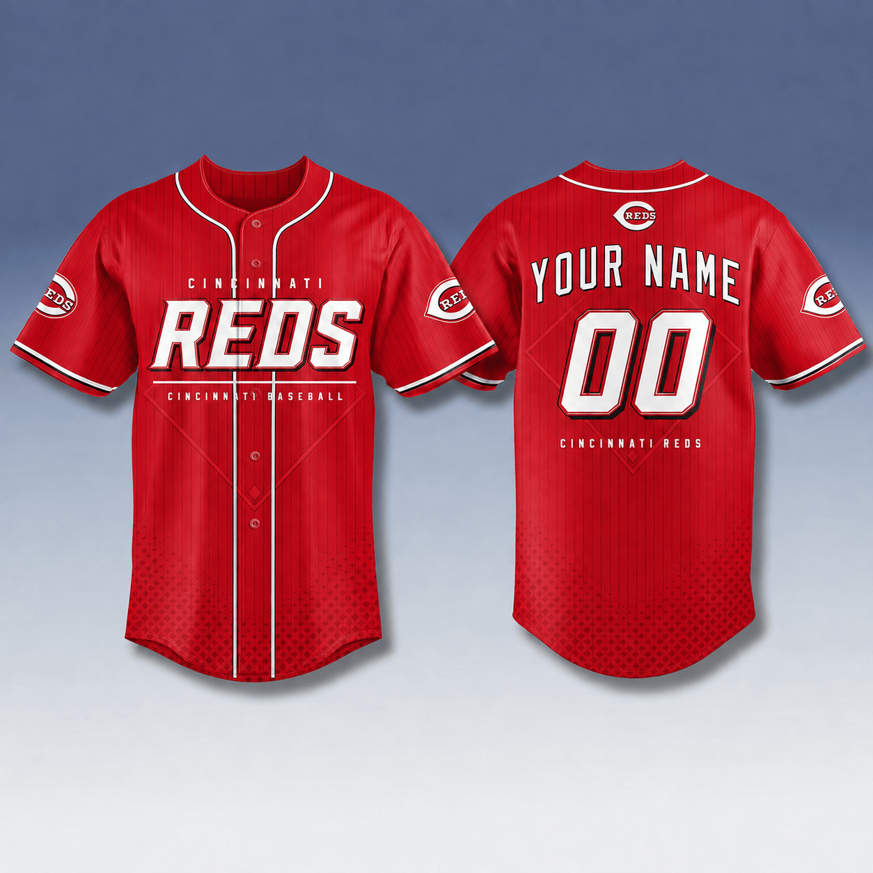 Cincinnati Reds 2026 Custom Name Number Baseball Jersey V3 Game Day Collection 1 - Unicasport Cincinnati Reds 2026 Custom Name Number Baseball Jersey V3 Game Day Collection