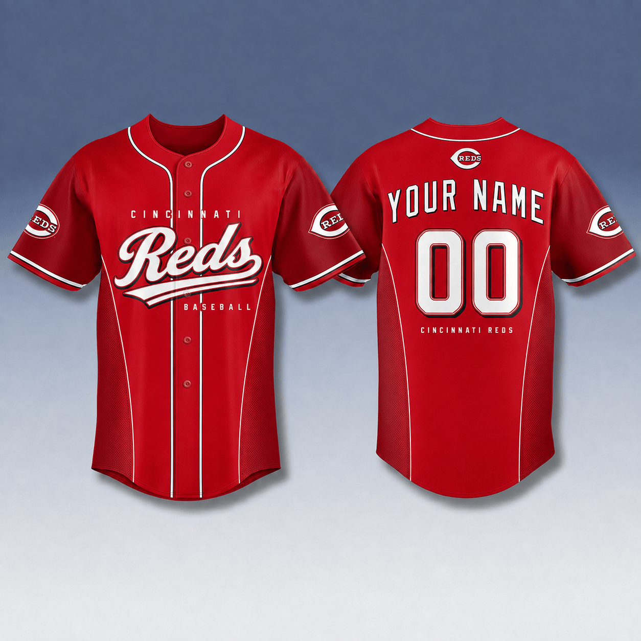 Cincinnati Reds 2026 Custom Name Number Baseball Jersey V5 Fanwear Edition 1 - Unicasport Cincinnati Reds 2026 Custom Name Number Baseball Jersey V5 Fanwear Edition