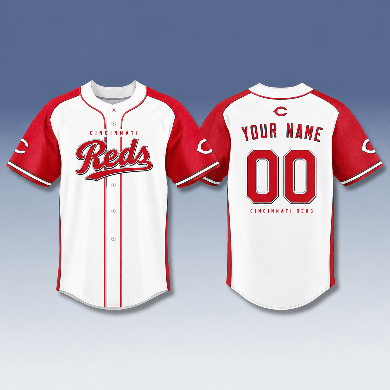 Cincinnati Reds 2026 Custom Name Number Baseball Jersey V9 Game Day Collection 1 - Unicasport Cincinnati Reds 2026 Custom Name Number Baseball Jersey V9 Game Day Collection