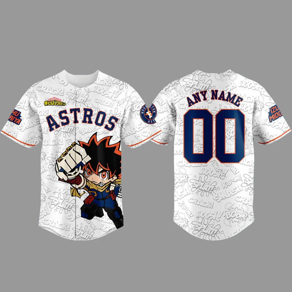 Houston Astros x Anime Night 2026 Custom Name Number Baseball Jersey 2 - Unicasport Houston Astros x Anime Night 2026 Custom Name Number Baseball Jersey