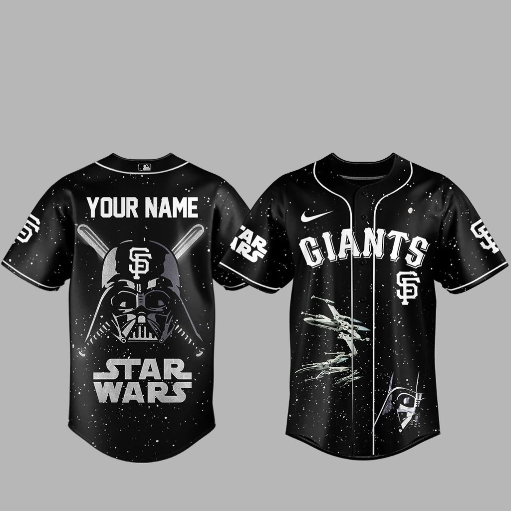 Custom Name San Francisco Giants x Star Wars 2026 Baseball Jersey