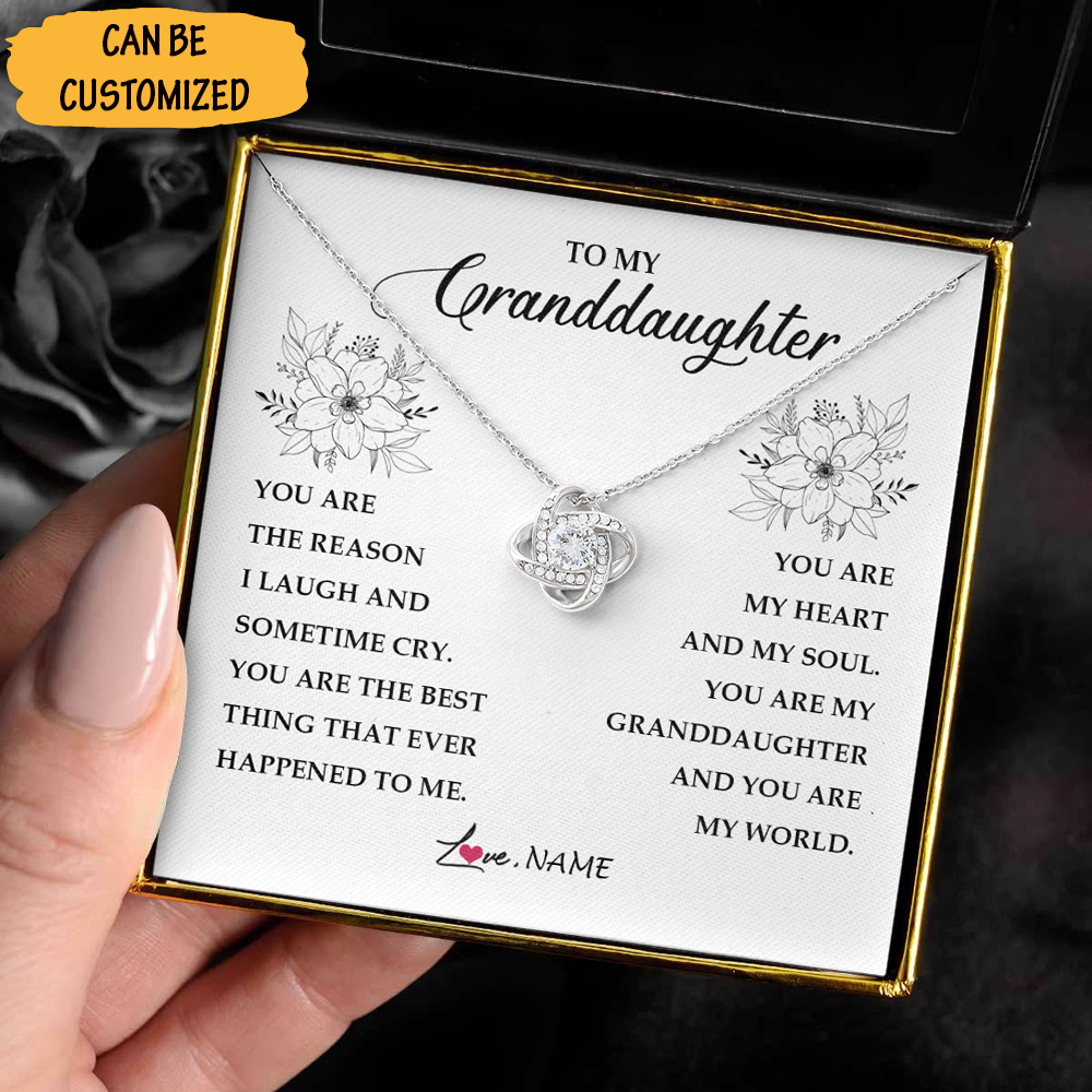 Customized To My Dear Godmother Love Knot Necklace Sterling Silver Love Knot Pendant Personalized Godmother Necklace 1 Customized To My Dear Godmother Love Knot Necklace Sterling Silver Love Knot Pendant Personalized Godmother Necklace