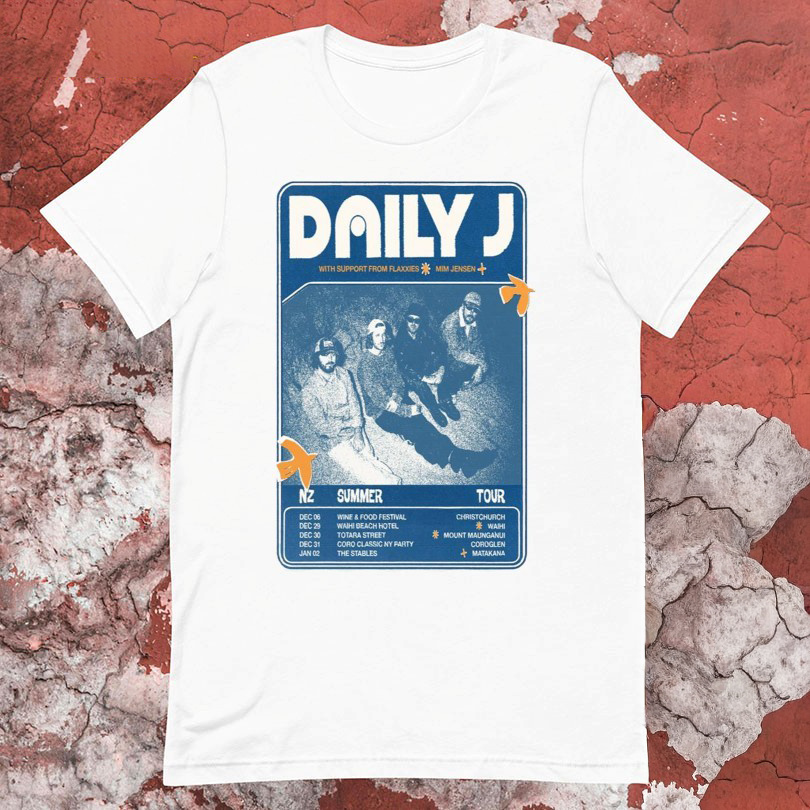 Daily J NZ Summer Tour 20252026 Tshirts