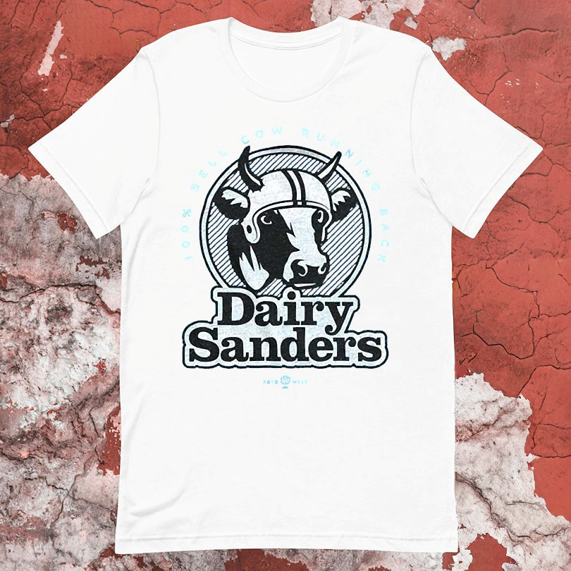 Dairy Sanders 100 Bell Cow Running Back TShirts
