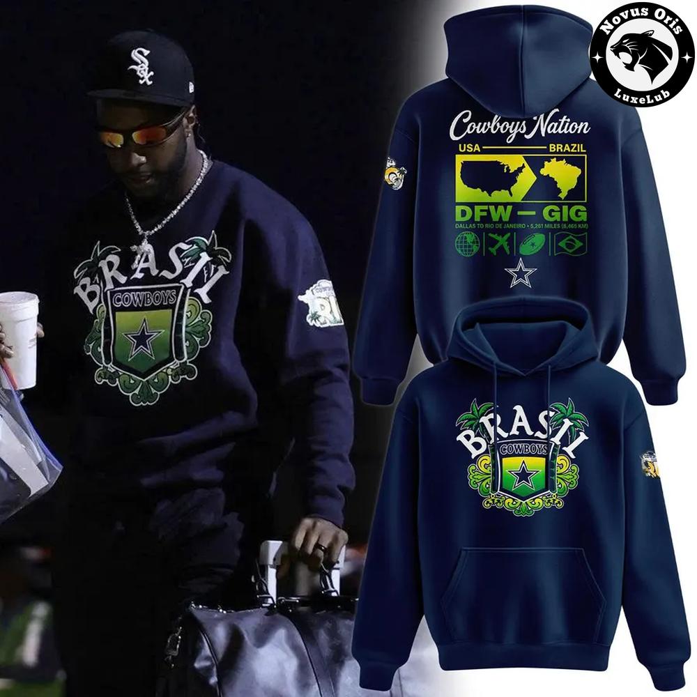 Dallas Cowboys NFL Rio de Janeiro Brazil Game 2026 Pullover Hoodie 1 - Unicasport Dallas Cowboys NFL Rio de Janeiro Brazil Game 2026 Pullover Hoodie