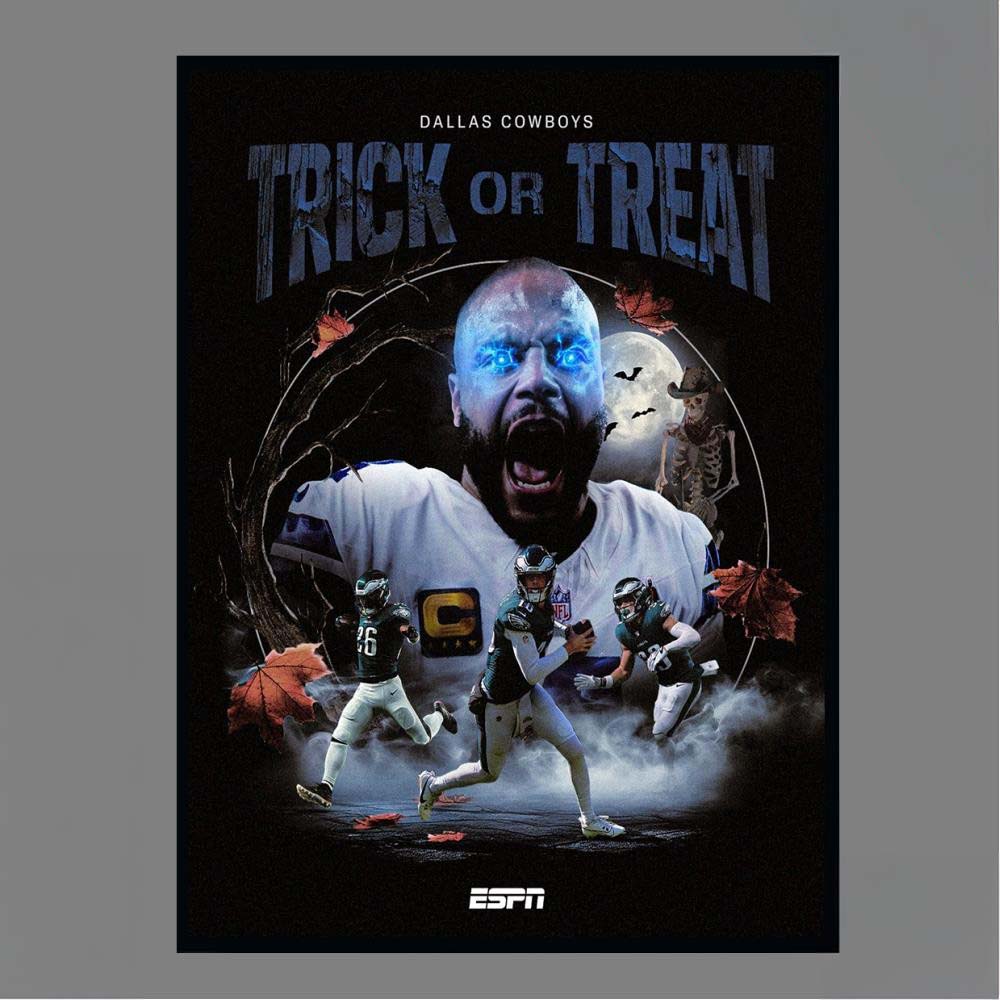 Dallas Cowboys Trick or Treat ESPN NFL Football 2026 Poster