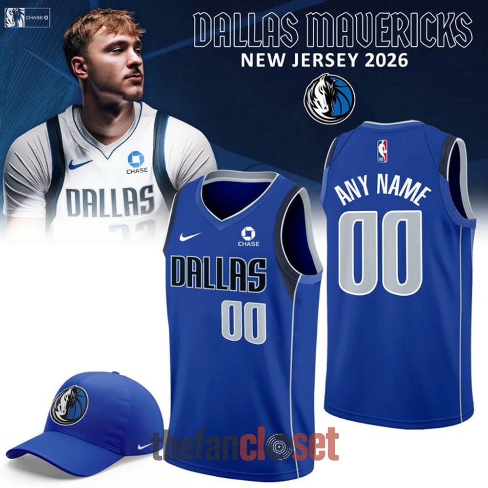 Dallas Mavericks Basketball Jersey - New Blue Edition 2026