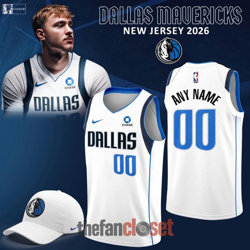 White New Edition Basketball Jersey - Dallas Mavericks 2026