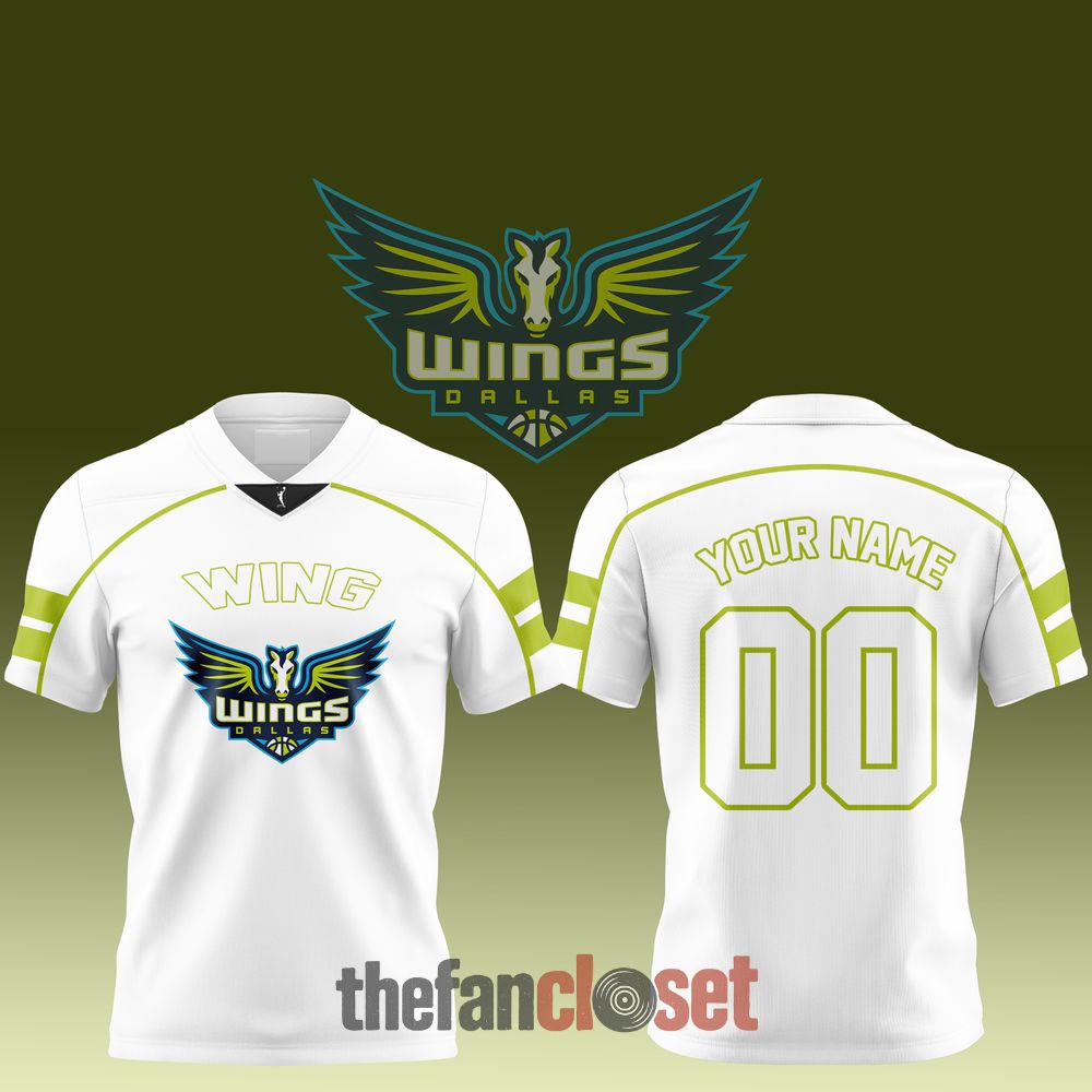 White Dallas Wings WNBA 2026 Limited Edition Football Jersey