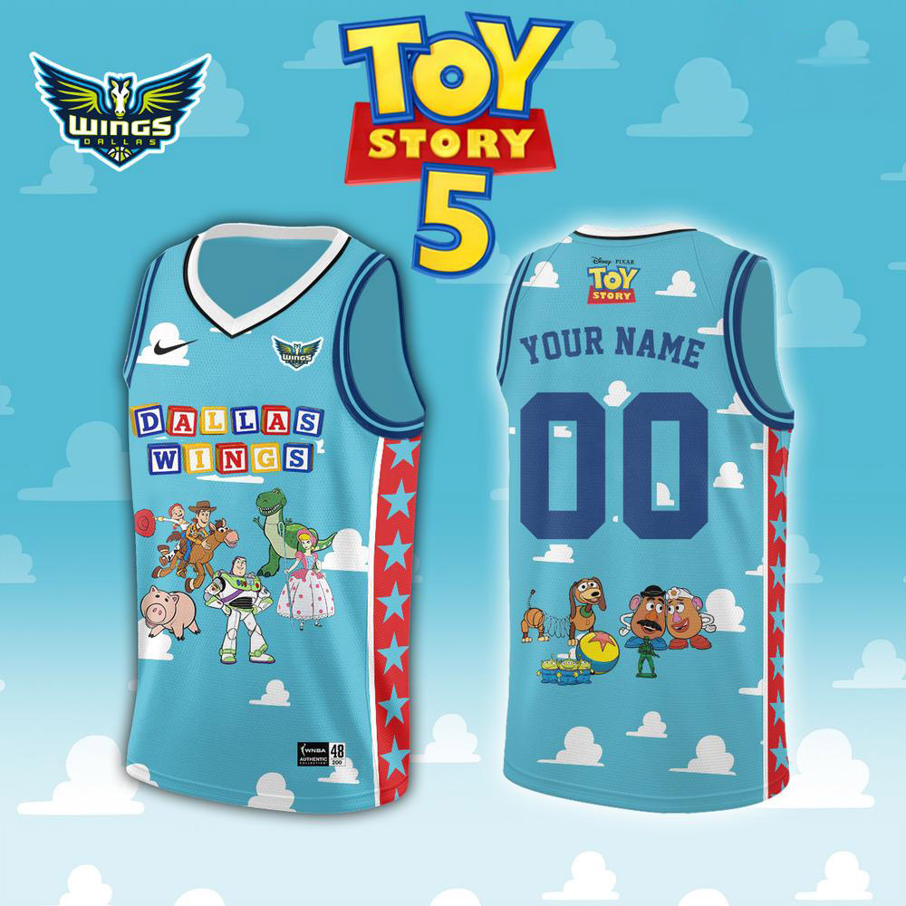 Toy Story 5 x Dallas Wings Game Day Basketball Jersey 1 - Unicasport Toy Story 5 x Dallas Wings Game Day Basketball Jersey