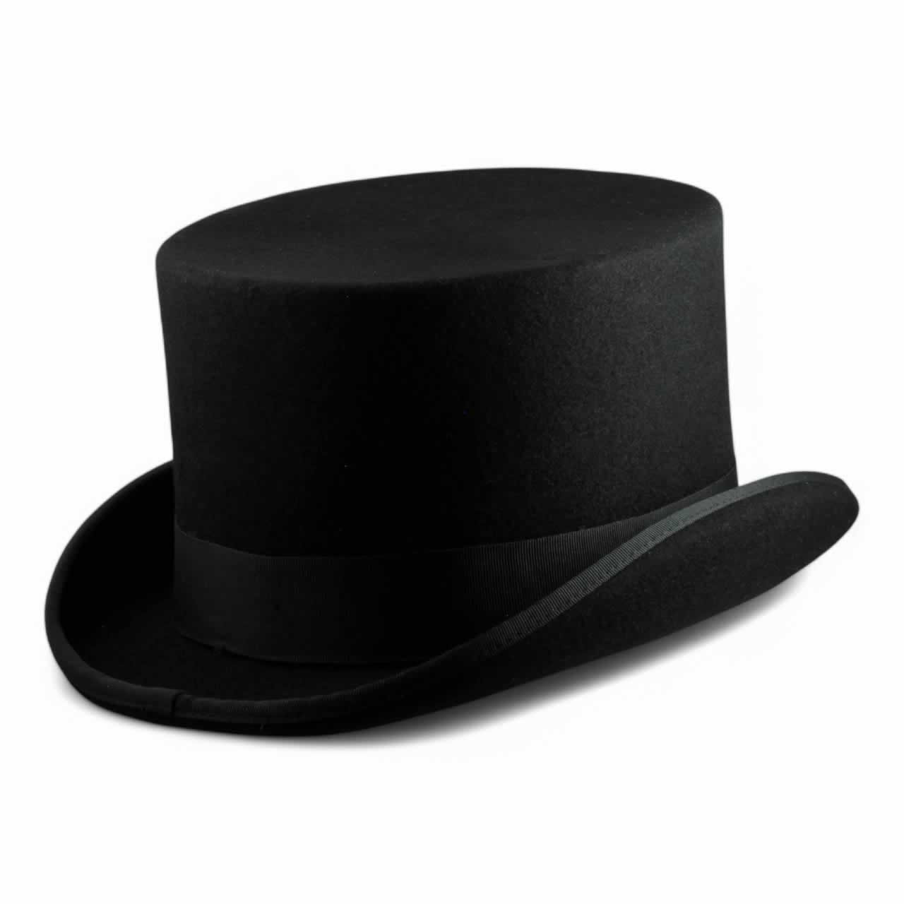 Damon Style Top Hat 2XL Extra Large Fit For Big Heads Black Gift For Dad
