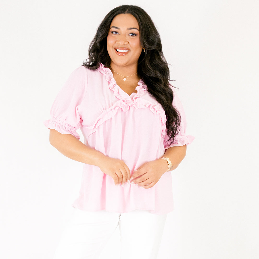 Dancing For Fun Top, Light Pink 7 Dancing For Fun Top, Light Pink - Image 7