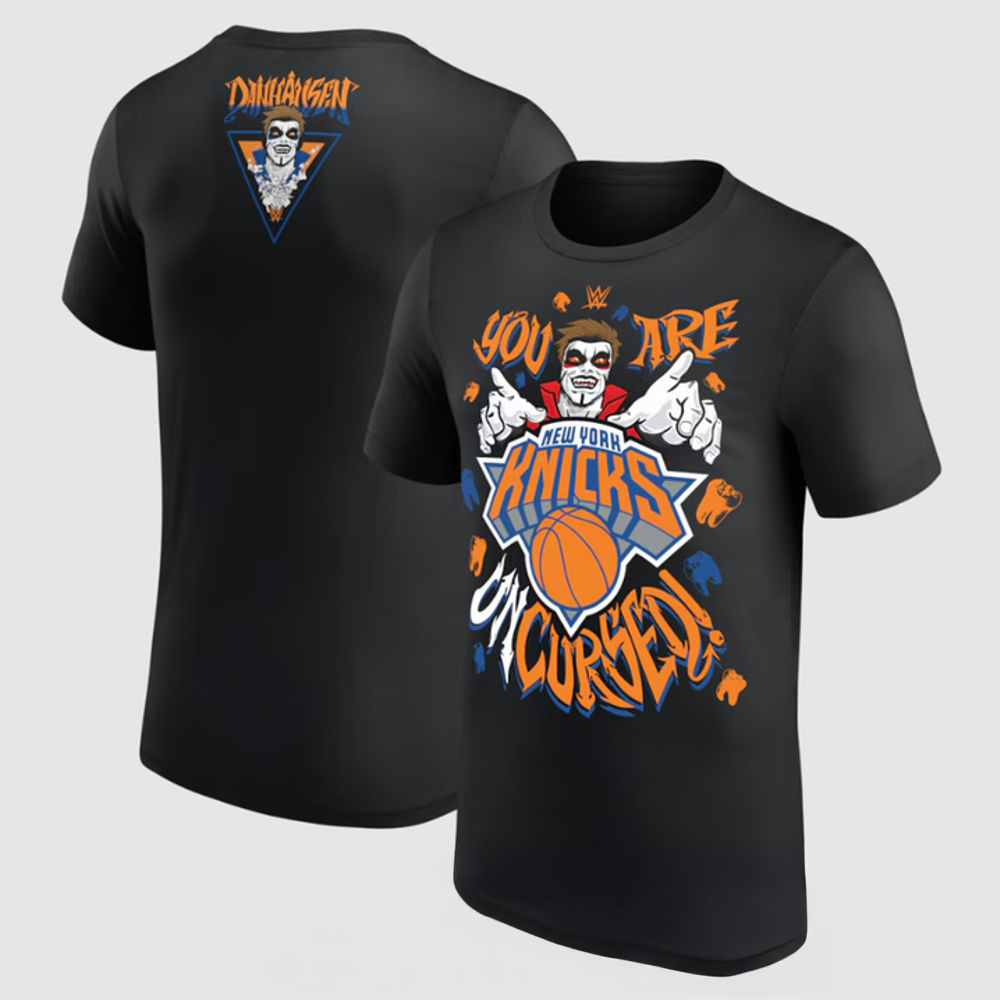 Danhausen x New York Knicks Uncursed Black Limited Edition Shirt